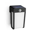 Philips Applique murale LED solaire Shroud, noir/opale, capteur