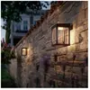Philips Applique murale LED Camill noir/clair, 14 x 14 cm