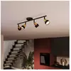 Philips Conduit Spot 4 têtes, GU10 non inclus, Laiton, IP20