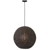 Freelight Suspension Oronero, Ø 50 cm, noir/or, métal