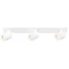 Freelight Spot pour plafond Razza, blanc, longueur 61 cm, 3 lampes, métal
