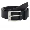 Tommy Hilfiger Ceinture Homme New Aly Belt Ceinture Cuir, Bleu (Midnight), 100