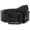 Tommy Hilfiger Ceinture Homme Denton Matte 3.5 Ceinture Cuir, Noir (Black), 85