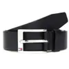 Tommy Hilfiger Ceinture Homme New Aly Belt Ceinture Cuir, Noir (Black), 110