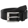 Tommy Hilfiger Ceinture Homme New Aly Belt Ceinture Cuir, Noir (Black), 105