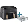 PHILIPS Friteuse à air chaud na35204 airfryer double panier 9l noir