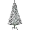 Sapin de noël artificiel effet givre H230