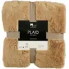 In The Mood Plaid polaire marron clair 200x150