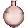 Mica Decorations Vase bouteille en verre recyclé rose clair H42