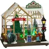 LuVille Village de noël miniature serre d'hiver H20