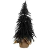 House of Seasons Sapin de noël artificiel avec toile de jute noir H45