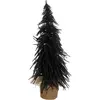 House of Seasons Sapin de noël artificiel avec toile de jute noir H60