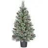Black Box Sapin de Noël artificiel en pot H90