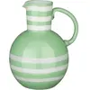 Mica Decorations Vase en verre vert H21
