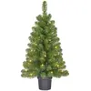 Sapin de Noël artificiel LED en pot H90