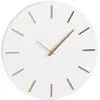 Mica Decorations Horloge en aluminium blanc D35,5