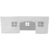 Sunny Tente de table en coton crème 360 x 260 x 100 cm
