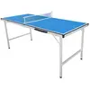 Cougar mini 1500 table de ping pong portablepliable bleu, aluminium