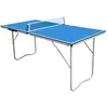 Cougar mini 1500 table de ping pong mini basic portablepliable bleu