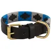 Collier pour chien cuir BR Equitation Bleu M 471022-L172-940