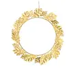 Couronne de Noël dorée