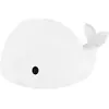 Lampe à poser veilleuse rgb led baleine l15cm blanc