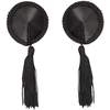 Cache-Tétons Satin avec Pompon NIPPLE COUTURE Noir 