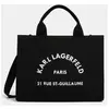 Sac cabas shopper Square Medium en coton recyclé Karl Lagerfeld