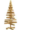Arbre De Noël En Bois Kotka 90 Cm Bois Massif En Pin Marron Vidaxl