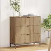 vidaXL Buffet chêne artisanal 79,5 x 33 x 82 cm Bois d'ingénierie