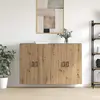 vidaXL Armoires Murailles 2 pcs chêne artisanal 69,5 x 34 x 90 cm