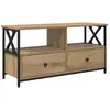 vidaXL Armoire TV avec tiroirs Chêne Artisan 90 x 33 x 45 cm