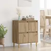 vidaXL Sideboard Chêne Artisan 60 x 35 x 70 cm Matériau dérivé du bois