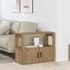 vidaXL Sideboard chêne artisanal 80 x 30 x 60 cm Bois composite