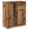 vidaXL Buffet avec tiroirs vieux bois 60 x 30 x 70 cm Bois composite