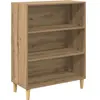 vidaXL Buffet Chêne artisanal 69,5 x 32,5 x 90 cm Bois d'ingénierie