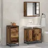 vidaXL Buffet en vieux bois 35,5 x 35 x 76 cm Bois composite