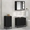 vidaXL Sideboard Chêne noir 35,5 x 35 x 76 cm Bois composite