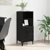 vidaXL Sideboard Chêne noir 34 x 34,5 x 90 cm Bois composite