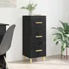 vidaXL Sideboard Chêne noir 34,5 x 34 x 90 cm Bois composite