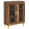 vidaXL Sideboard vieux bois 69,5 x 34 x 90 cm Matériau dérivé du bois