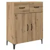 vidaXL Buffet chêne artisanal 34 x 69.5 x 90 cm Bois d'ingénierie