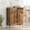 vidaXL Buffet vieux bois 69,5 x 34 x 90 cm bois composite et fer