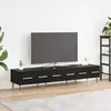 vidaXL vidaXL Meuble TV Chêne noir 150 x 36 x 30 cm Bois d'ingénierie