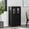 vidaXL Haut Armoire Chêne noir 62 x 32 x 106,5 cm Bois d'ingénierie