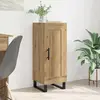 vidaXL Sideboard chêne Artisan 34,5 x 34 x 90 cm bois composite et fer