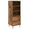 vidaXL Haut Armoire Bois Ancien 40 x 36 x 110 cm Bois d'ingénierie