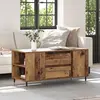 vidaXL Table basse Bois Ancien 102 x 44,5 x 50 cm Bois d'ingénierie