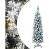 vidaXL Vidaxl Sapin De Noël Mince Avec 150 Led Vert 120 Cm Plastique E...