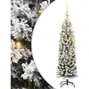 vidaXL Vidaxl Sapin De Noël Mince Avec 150 Led Vert 120 Cm Plastique E...